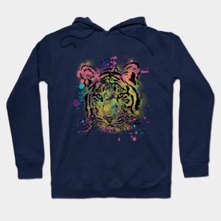 Tiger water splatters Hoodie